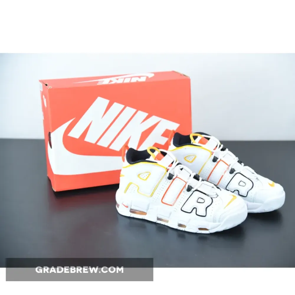 Nike Air More Uptempo Rayguns White/Orange/Yellow DD9223-100