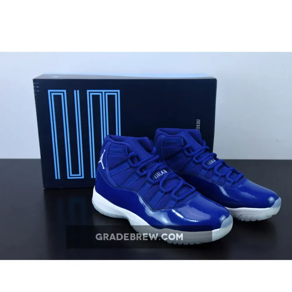 Jordan 11 Midnight Navy/White/Kentucky AT7802-115