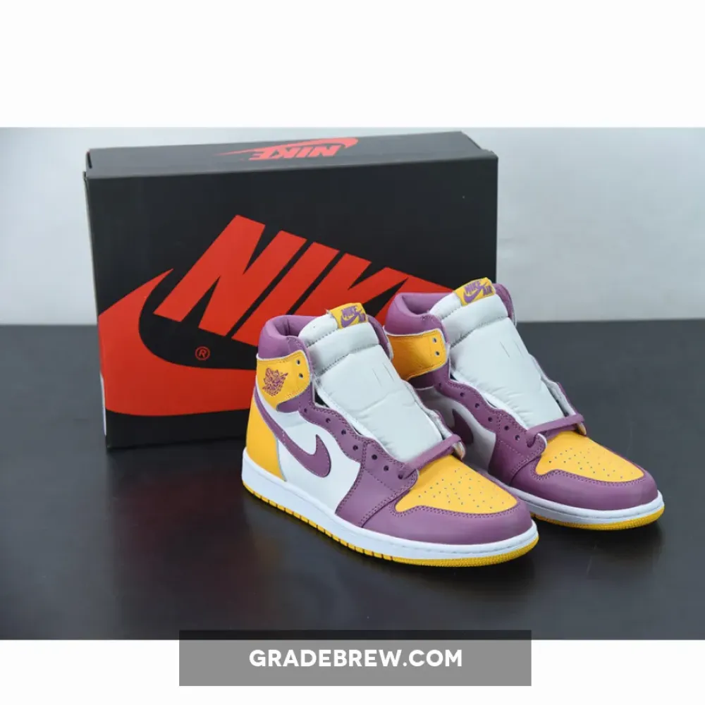 Nike Air Jordan 1 High OG Brotherhood White/Gold/Bordeaux 555088-706