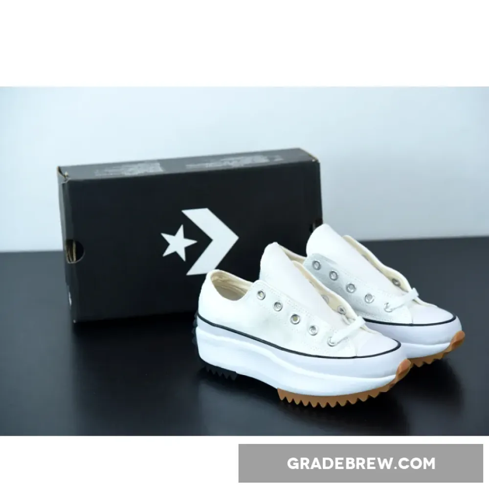 Converse Run Star Hike Low Top White Black Gum 168817C