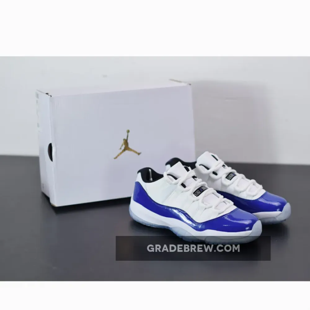 Nike Air Jordan 11 Retro Low Concord Sketch White/Black-Concord AH7860-100
