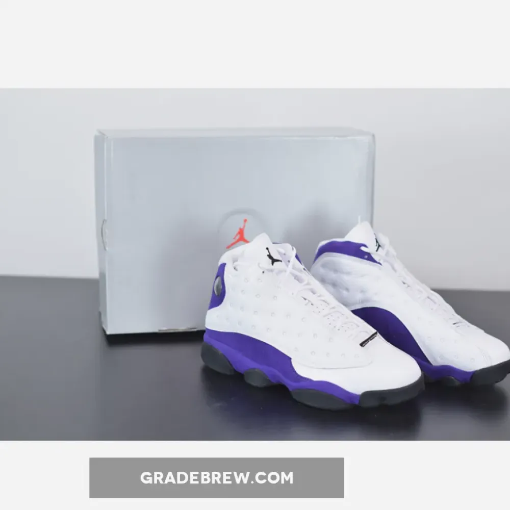 Air Jordan 13 Lakers Court Purple/White/Black 414571-105