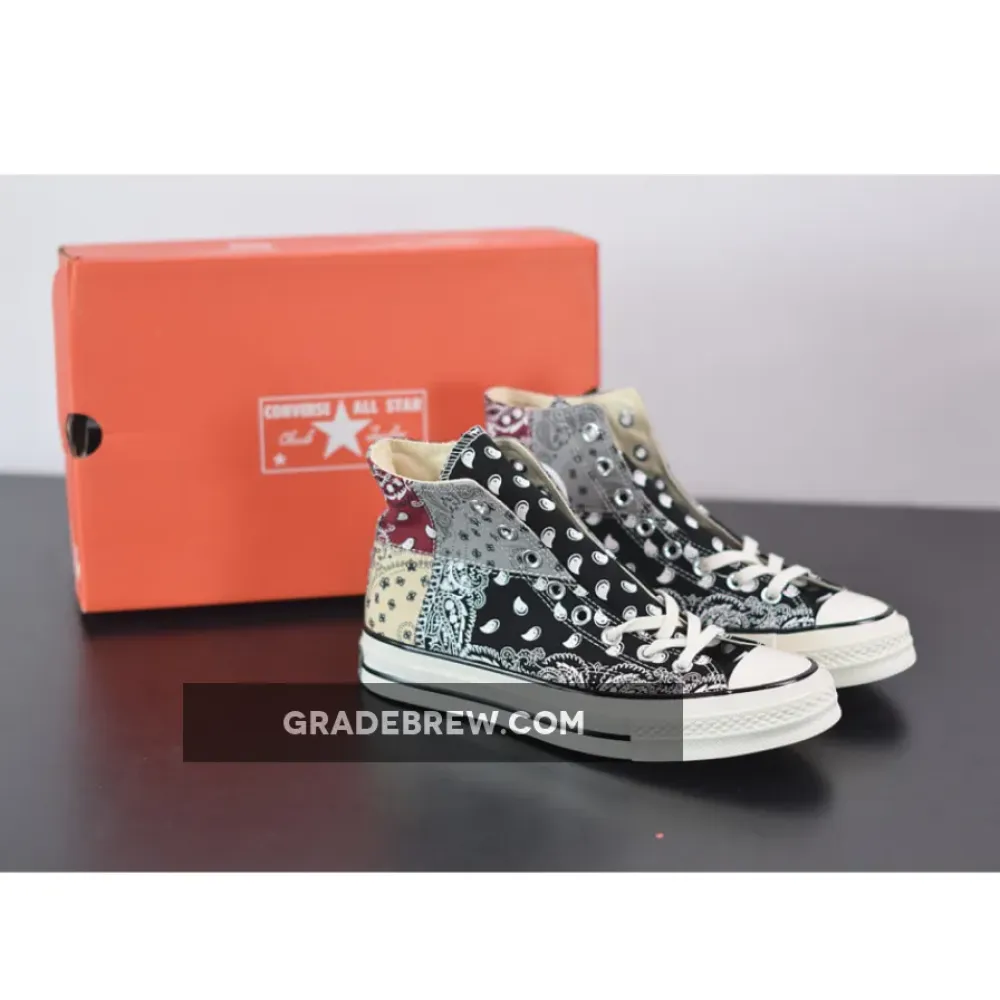Converse Chuck 70 High Paisley Patchwork Black/Multi-Color 169880C