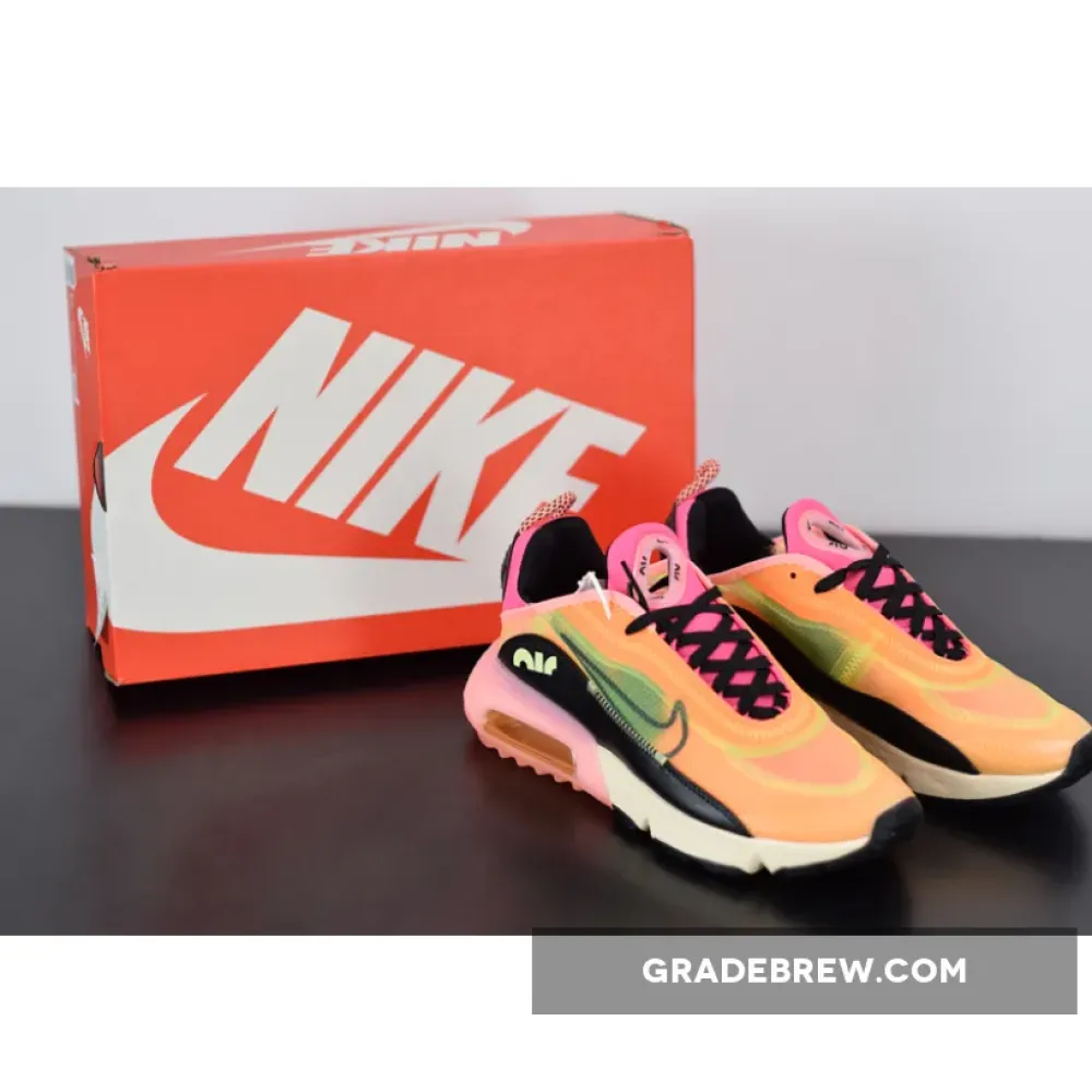 Nike Air Max 2090 Neon Highlighter Barely Volt/Pink Glow CT1290-700