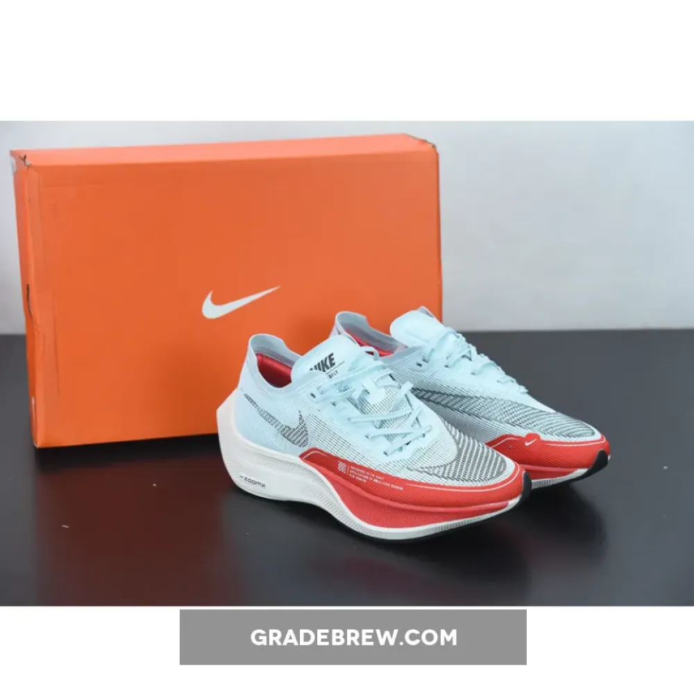 Nike ZoomX Vaporfly Next% 2 Glacier Blue/Chile Red/Pale Ivory/Black CU4111-400