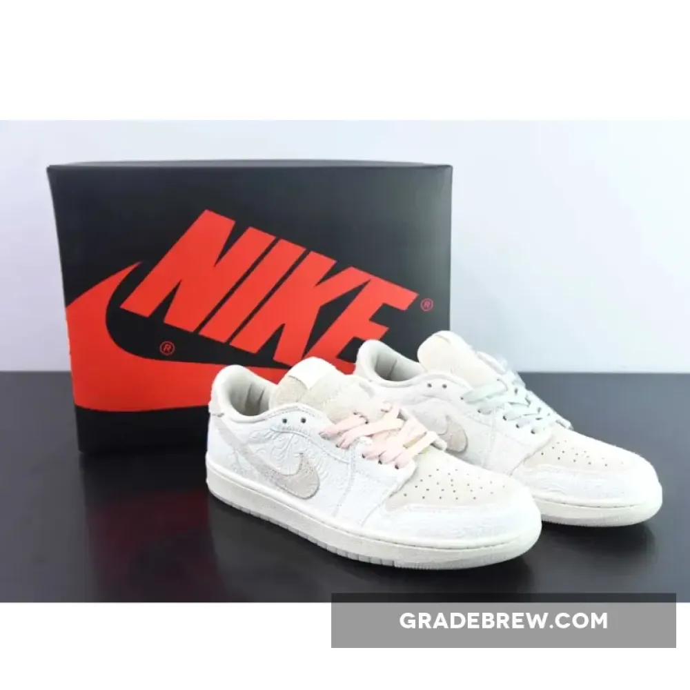 Nike Air Jordan 1 Low OG Give Them Flowers Cream/White/Sail FZ0455-200