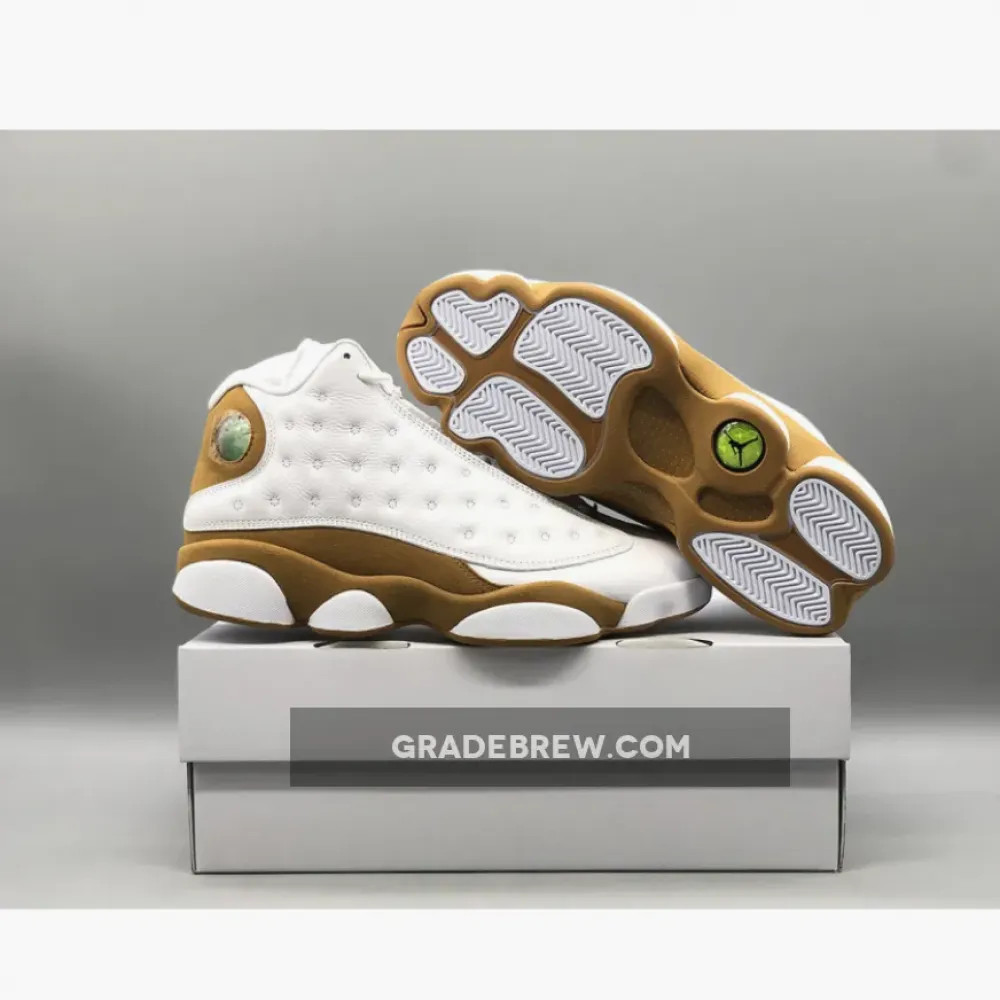 Air Jordan 13 Wheat White/Goldenrod/Light Brown 414571-171