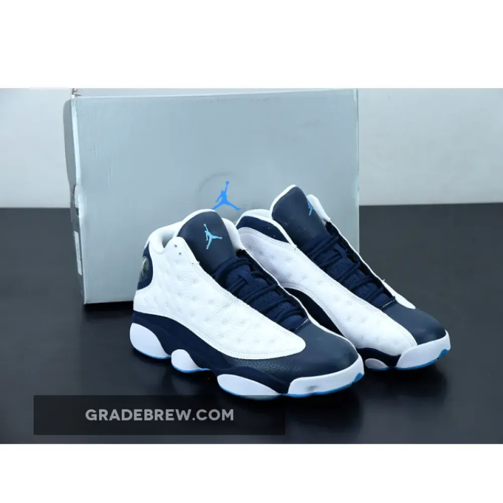 Air Jordan 13 Dark Powder Blue White/Blue/Navy 414571-144