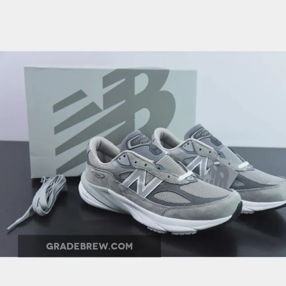 New Balance 990v6 Grey/White/Dark Gray M990GL6