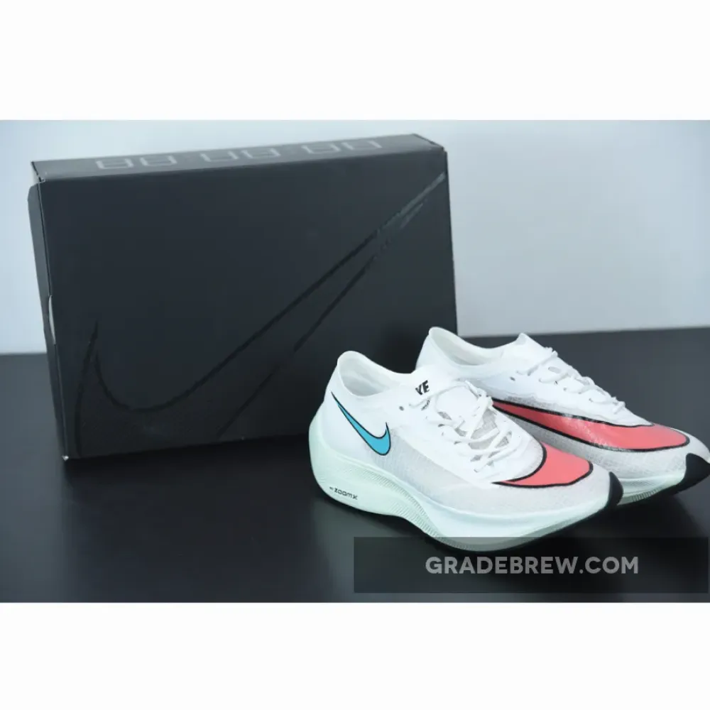 Nike ZoomX VaporFly NEXT% White/Blue/Orange AO4568-168