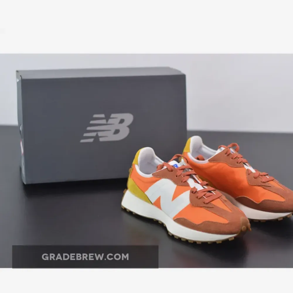 New Balance 327 Colorful White/Orange/Yellow MS327CLA