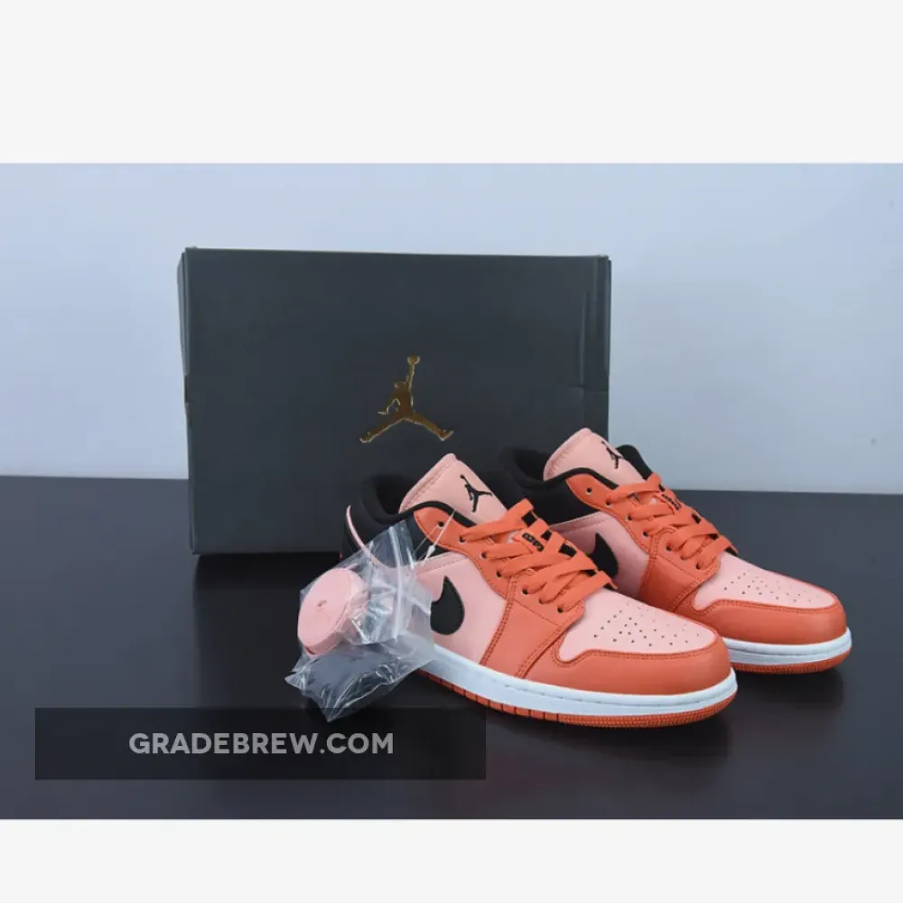 Nike Air Jordan 1 Low Orange Black  DM3379-600