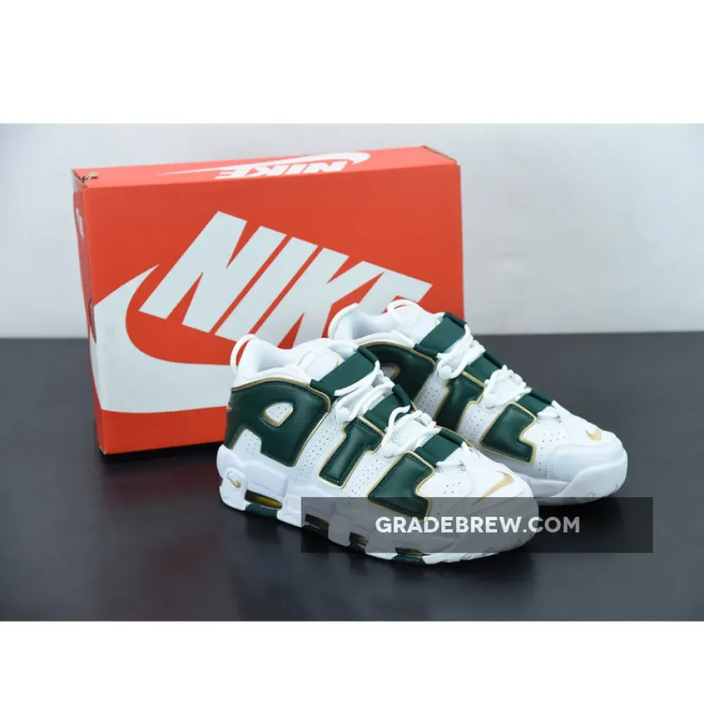 Nike Air More Uptempo ATL Metallic Gold/Gorge Green/White AJ3139-100