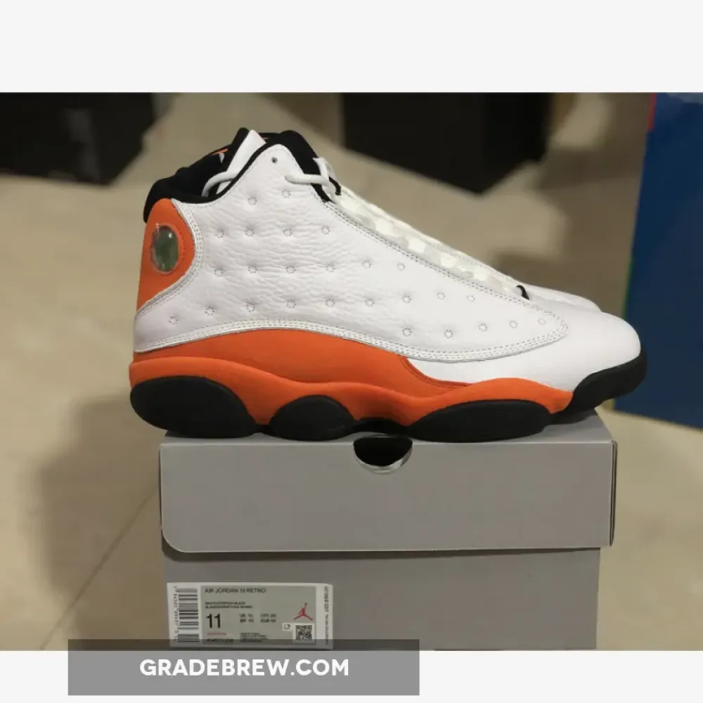 Air Jordan 13 Starfish Black-Starfish-White 414571-108