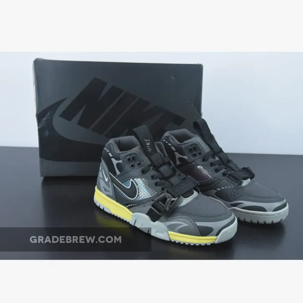 Nike Air Trainer 1 Utility Dark Smoke Grey Yellow/Dark Smoke Grey/Black DH7338-001