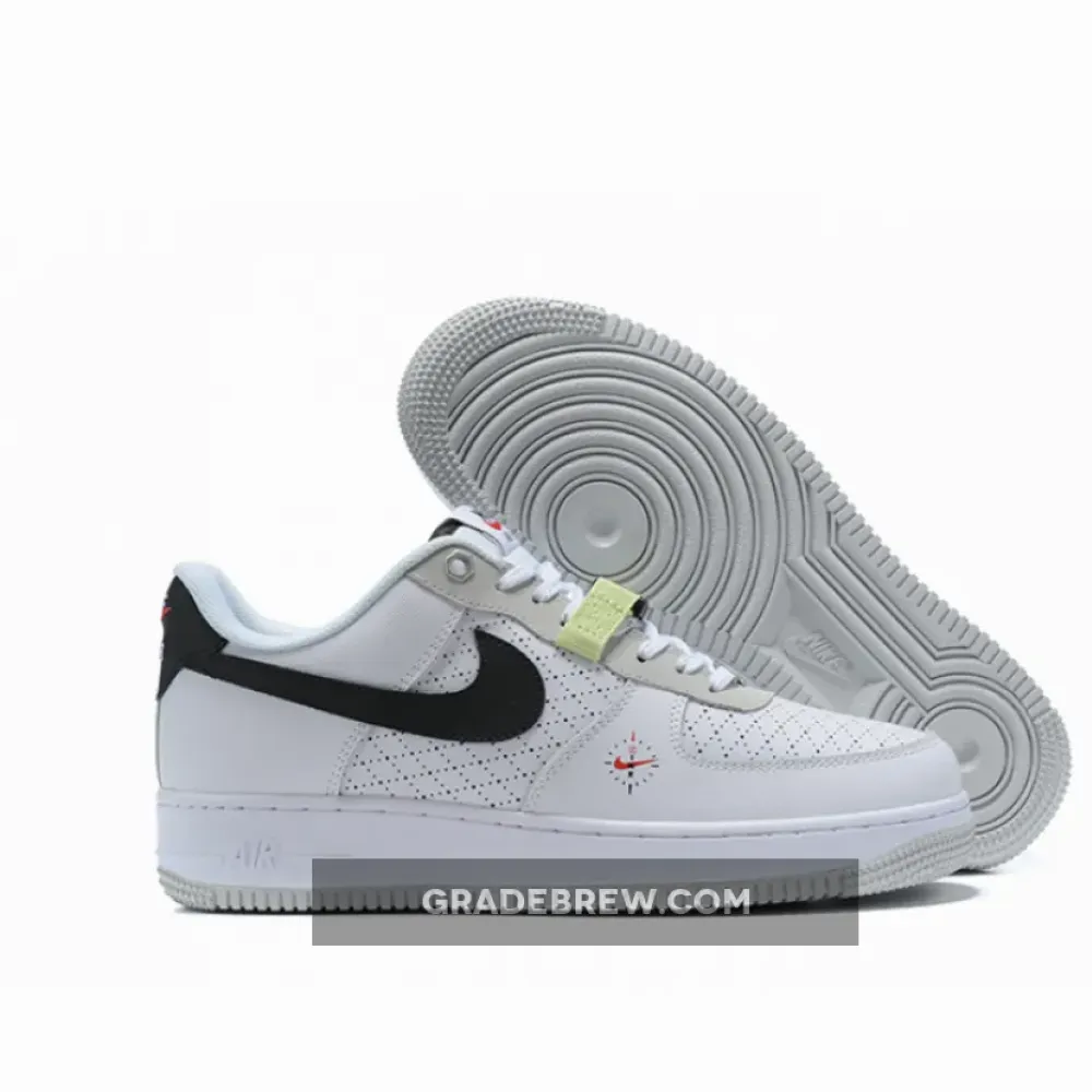Nike Air Force 1 LV8 Swoosh Compass Black/White/Volt DC2532-100