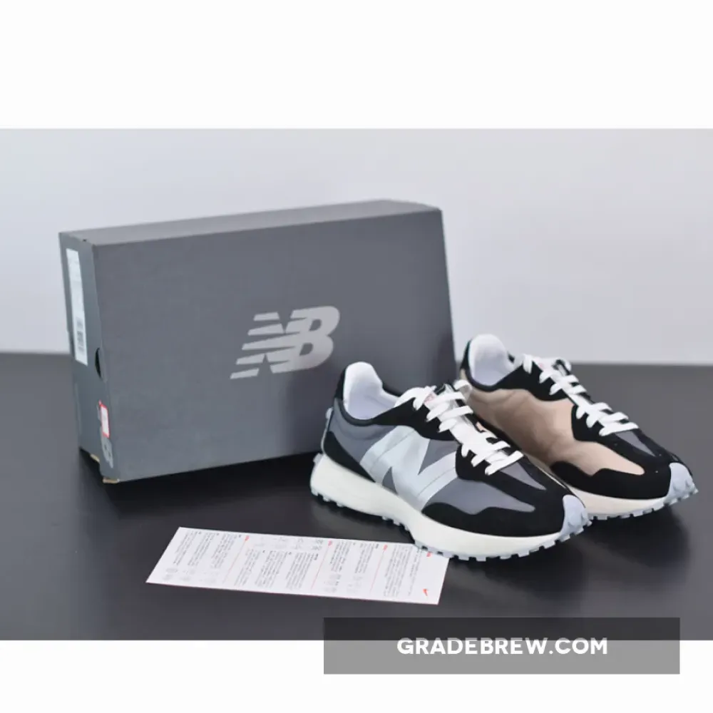 New Balance 327 Black Ash Lime/White/Grey MS327CPA