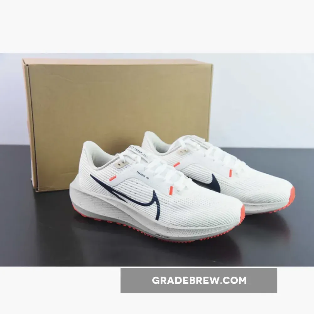 Nike Air Zoom Pegasus 40 Obsidian White/Red/Silver DV3853-100