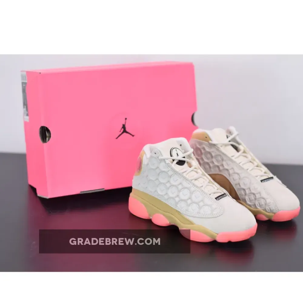 Air Jordan 13 CNY Club Gold/Pale Ivory/Digital Pink CW4409-100