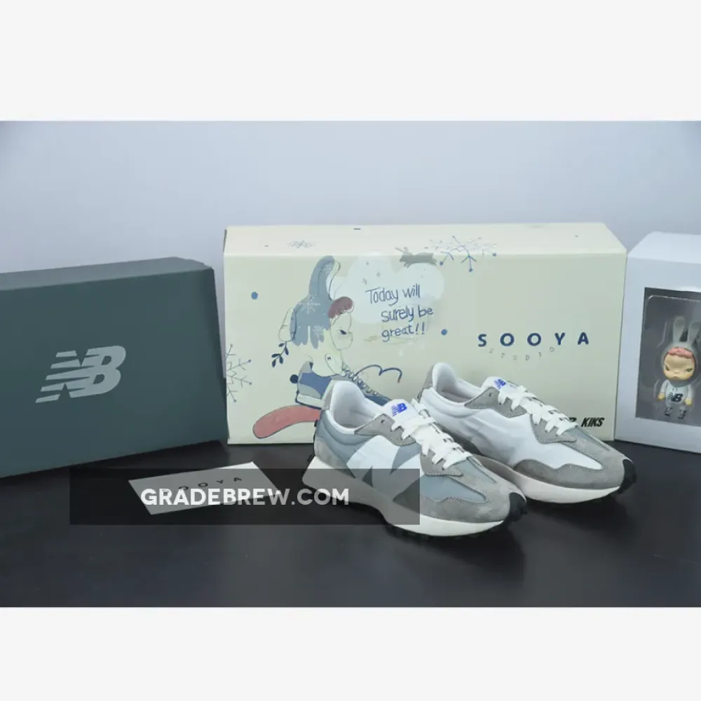 New Balance 327 Grey White  MS327LAB