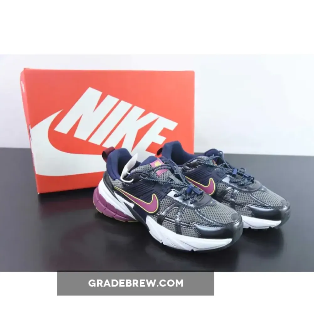 Nike V2K Run Obsidian Burgundy Volt FV6602-400
