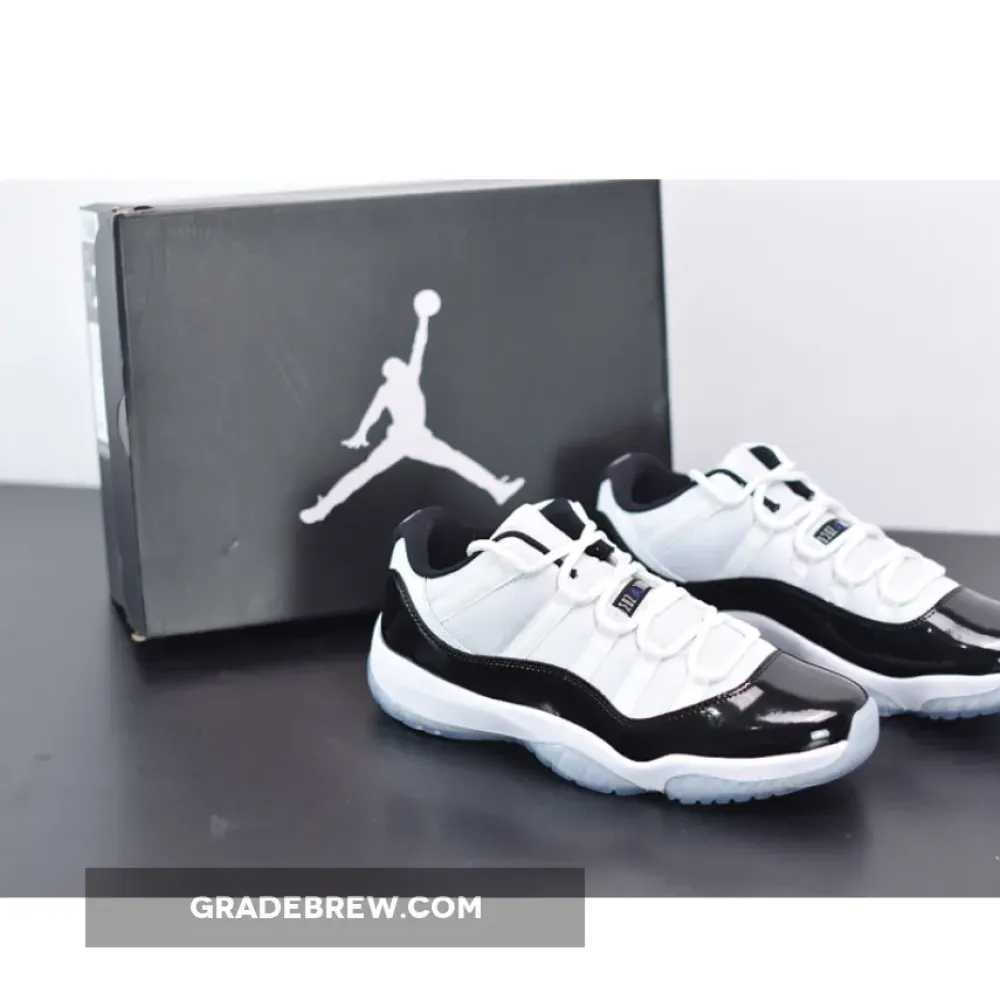 Air Jordan 11 Retro Low Concord White/Black 528895-153