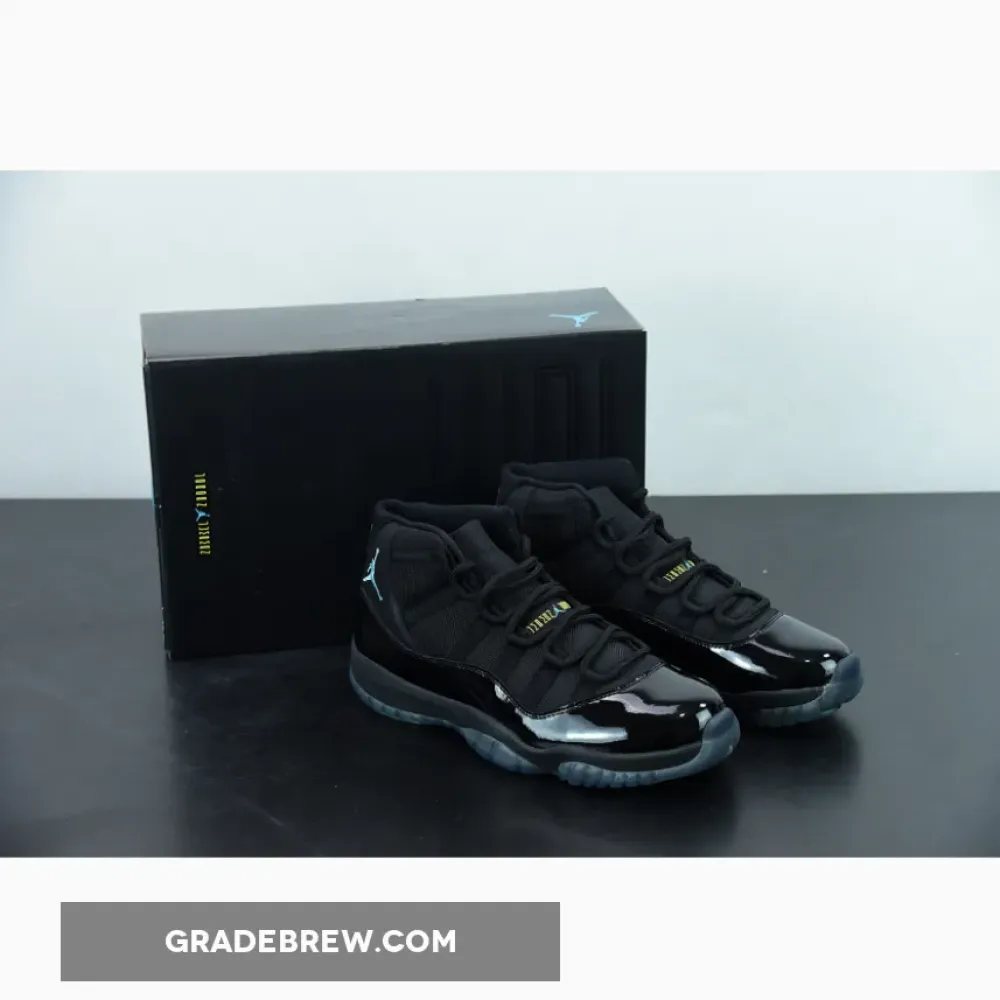 Air Jordan 11 Retro Gamma Blue Black/Varsity Maize 378037-006