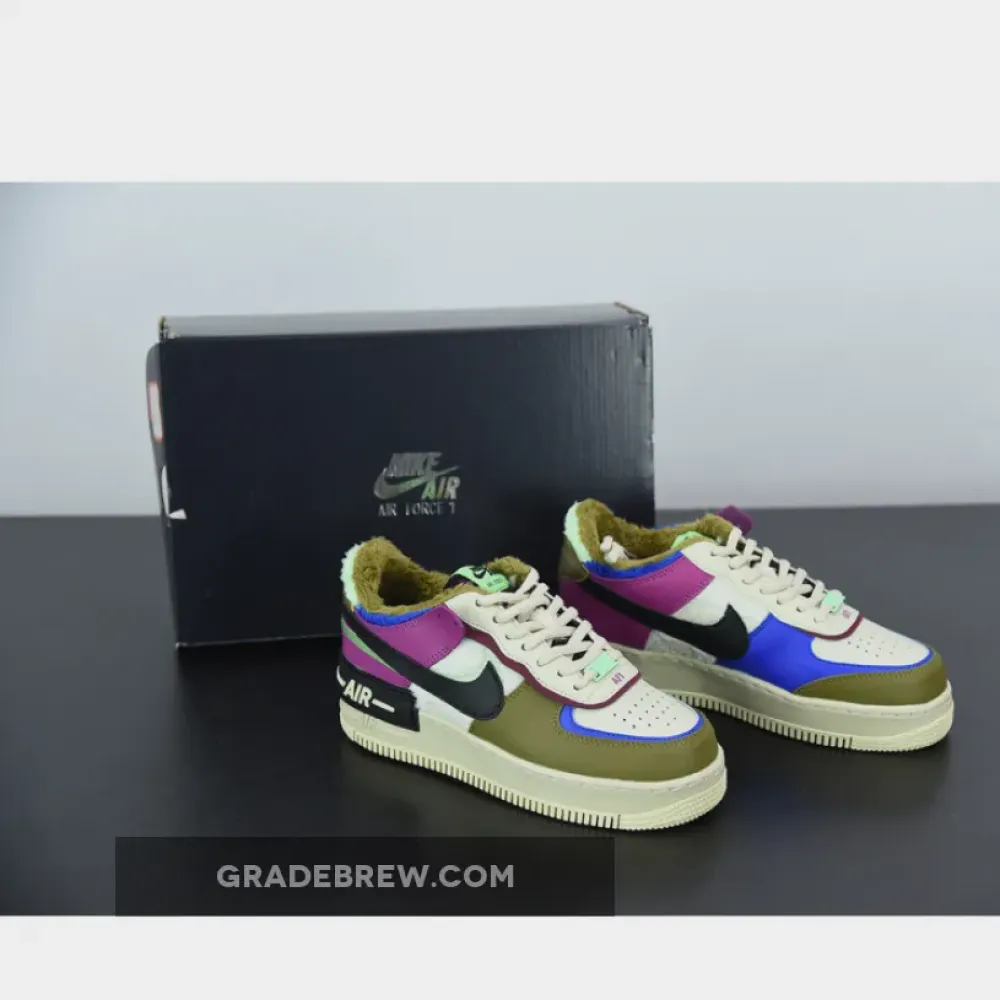 Nike Air Force 1 Shadow SE Cactus Flower Blue/Purple/Green CT1985-500