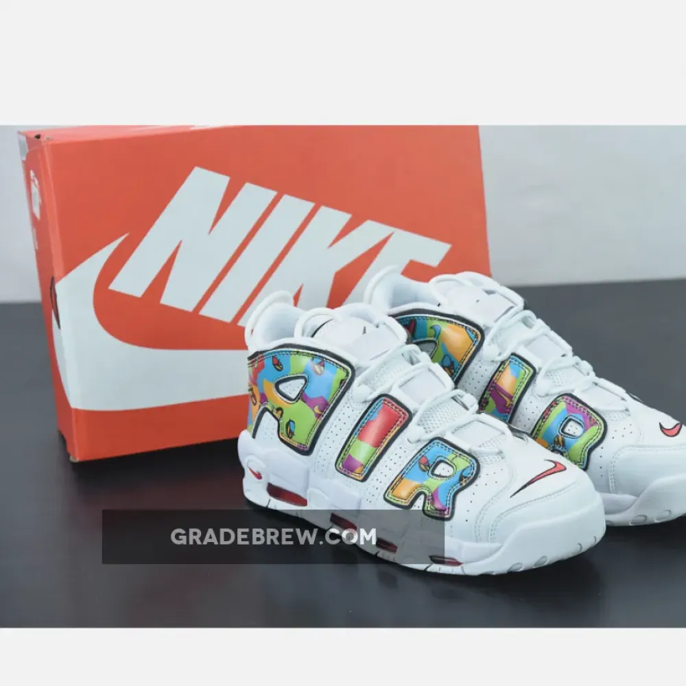 Nike Air More Uptempo Peace White/Multicolor/Red DM8150-100