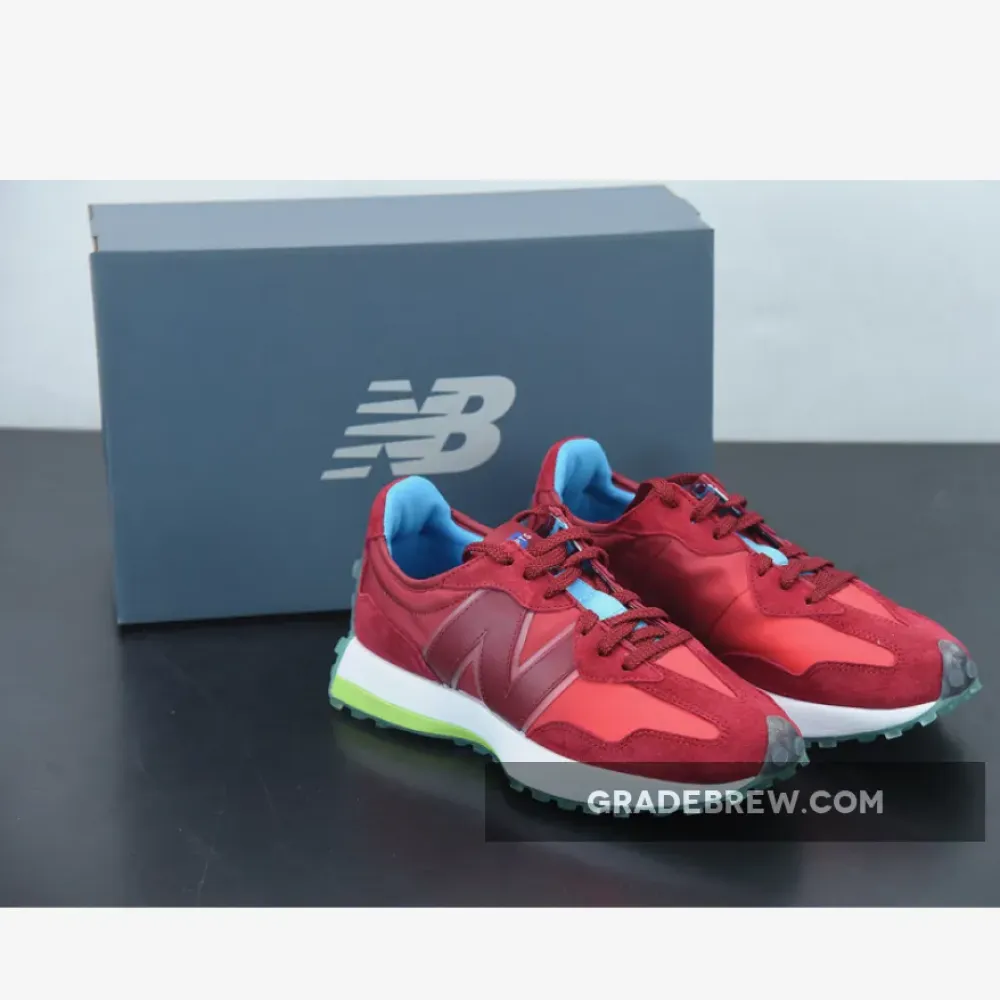 New Balance 327 Cape Red/Lime/Blue MS327CSC