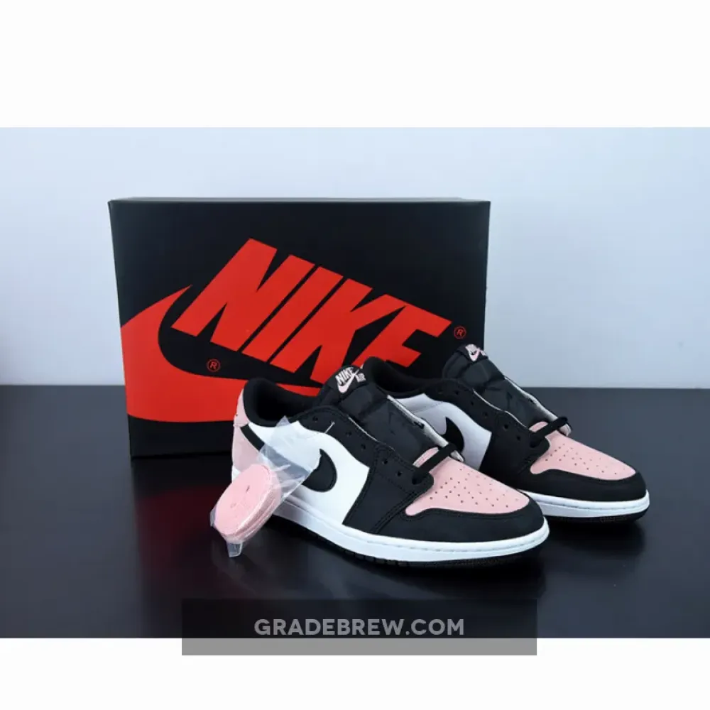 Nike Air Jordan 1 Low OG Bleached Coral/White/Grey Fog Black CZ0790-061