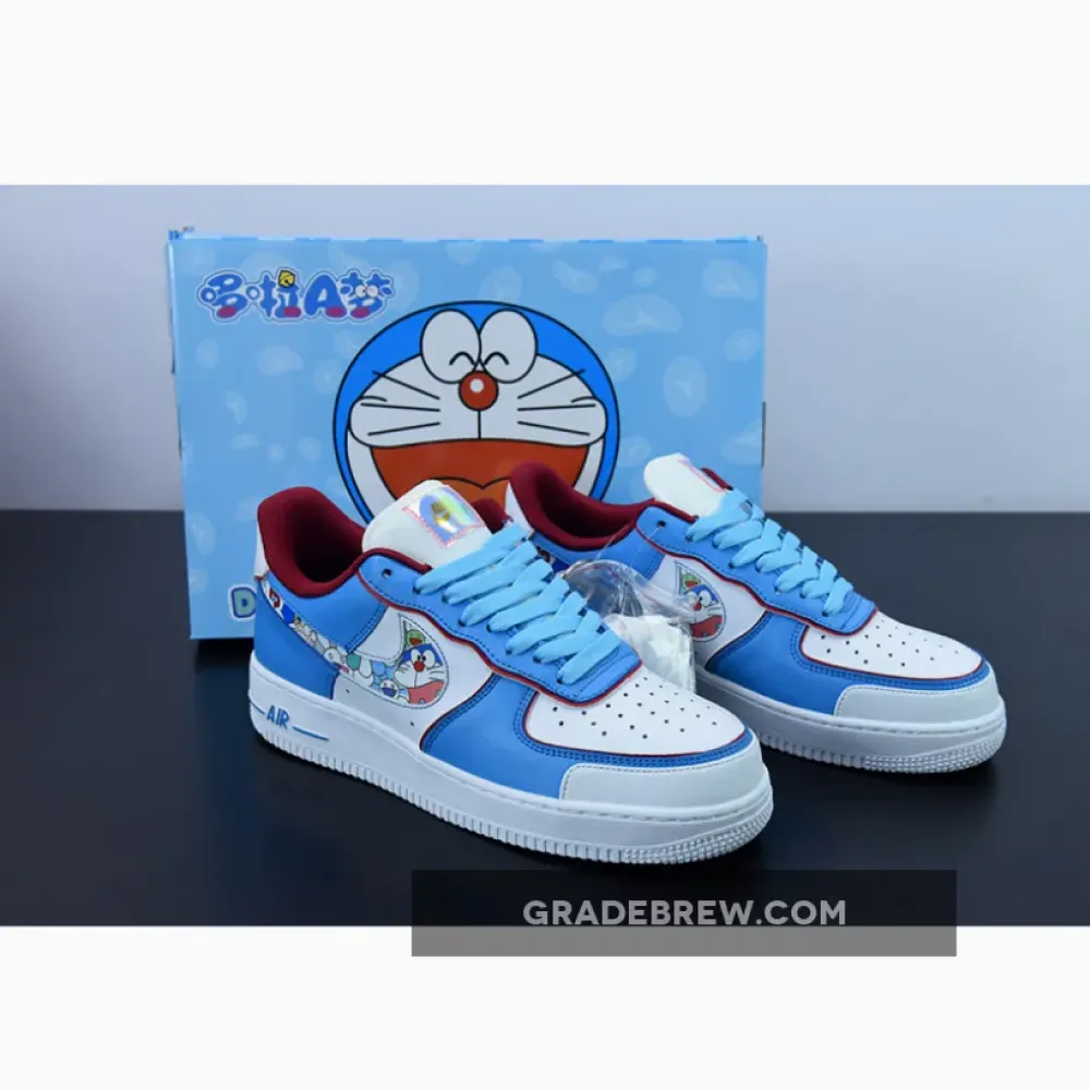Nike Air Force 1 Low Custom Doraemon Blue/White/Red
