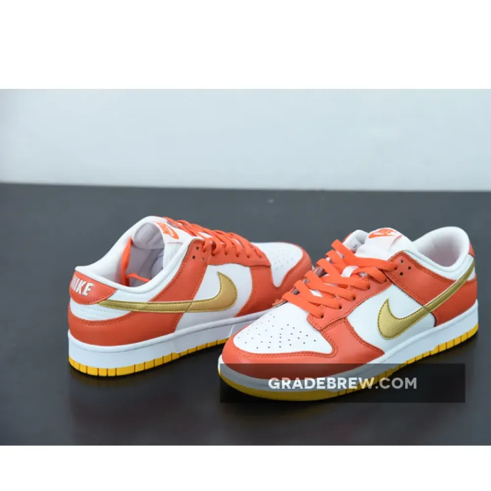 Nike Dunk Low Golden Orange/Orange/White/Gold DQ4690-800