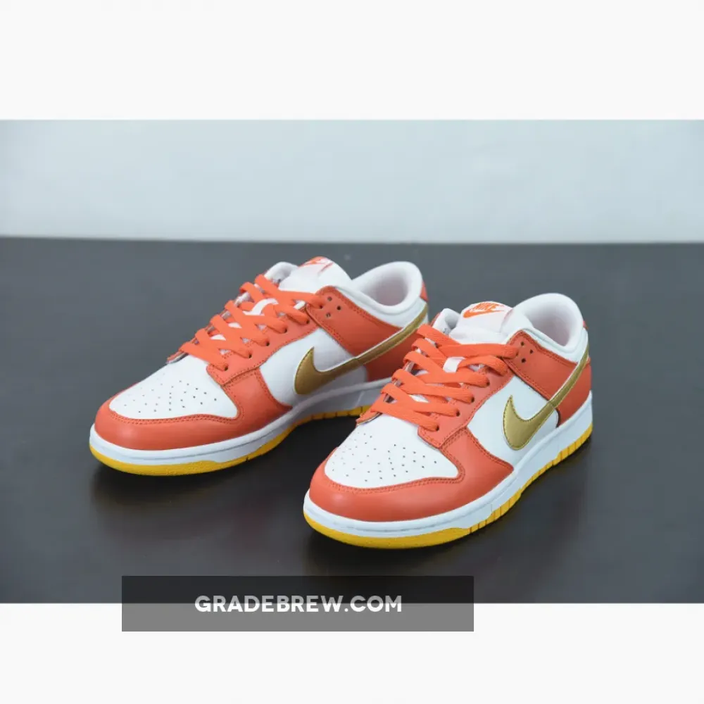 Nike Dunk Low Golden Orange/Orange/White/Gold DQ4690-800