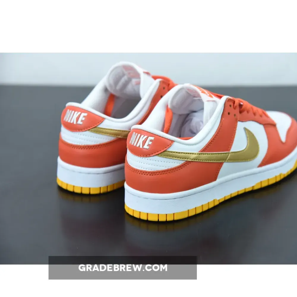 Nike Dunk Low Golden Orange/Orange/White/Gold DQ4690-800