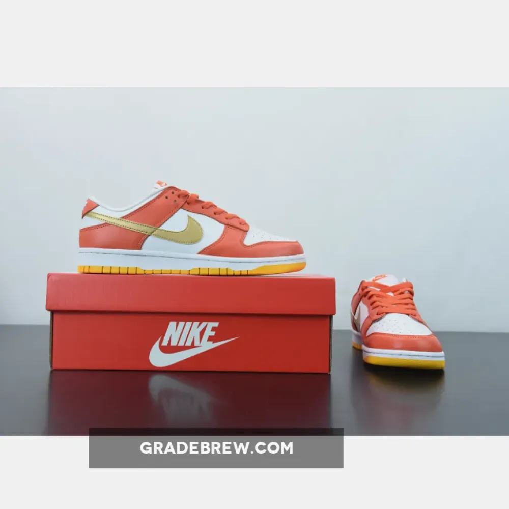 Nike Dunk Low Golden Orange/Orange/White/Gold DQ4690-800