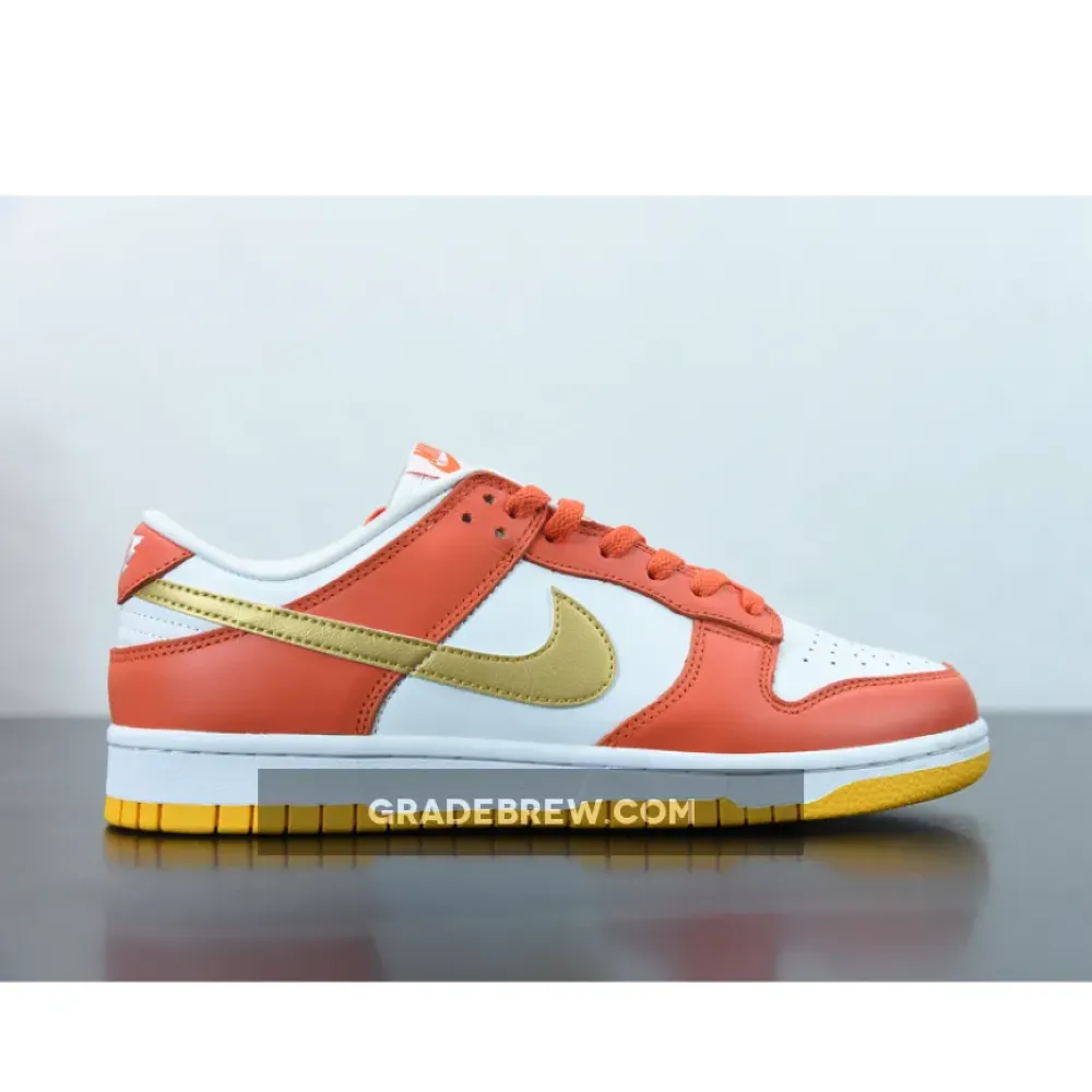 Nike Dunk Low Golden Orange/Orange/White/Gold DQ4690-800