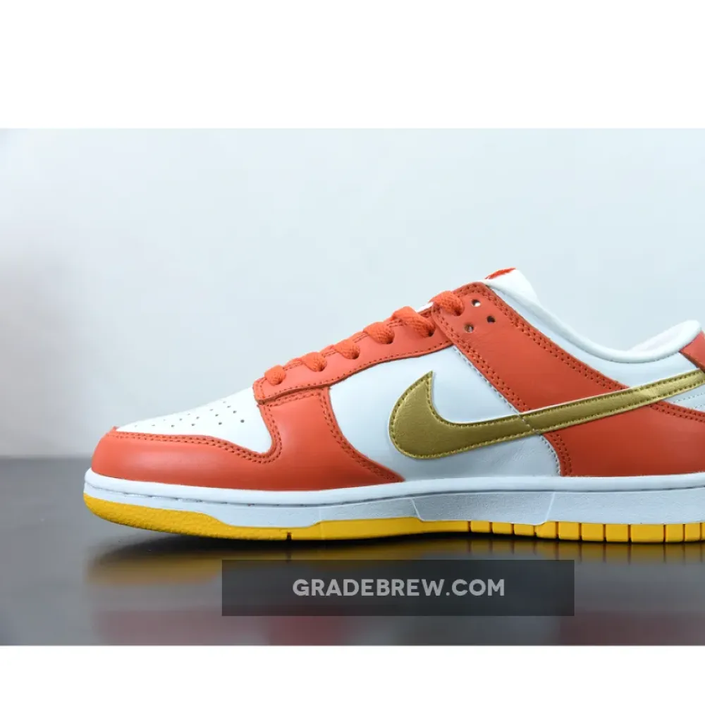 Nike Dunk Low Golden Orange/Orange/White/Gold DQ4690-800
