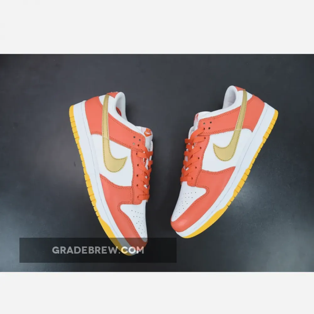 Nike Dunk Low Golden Orange/Orange/White/Gold DQ4690-800