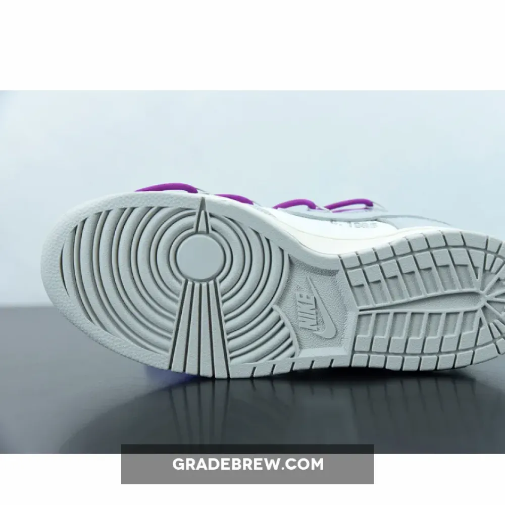 Nike Dunk Low Off-White 28 of 50 Sail/Neutral Grey/Hyper Violet DM1602-111