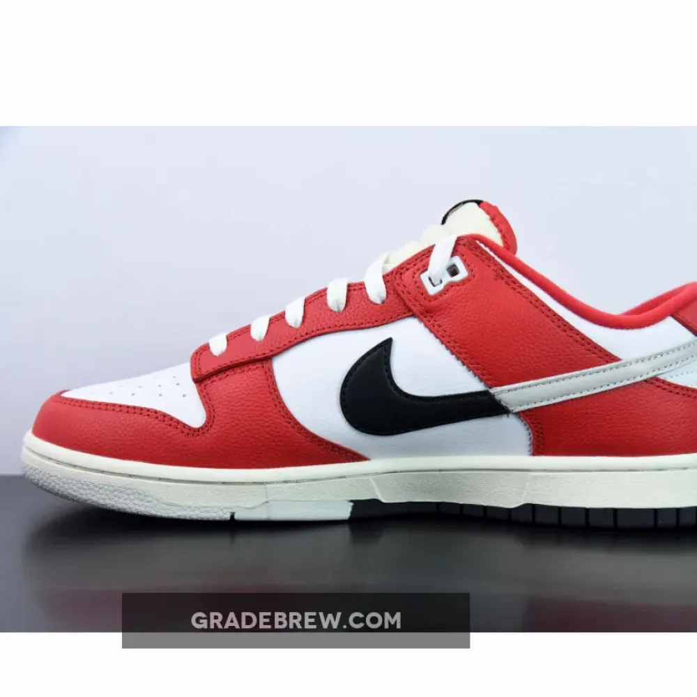 Nike Dunk Low Chicago Split University Red/Black/Light Silver DZ2536-600