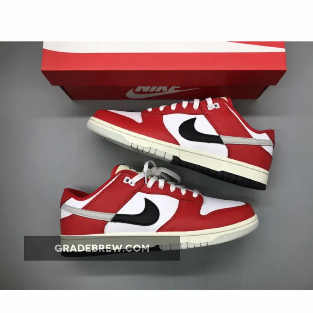 Nike Dunk Low Chicago Split University Red/Black/Light Silver DZ2536-600