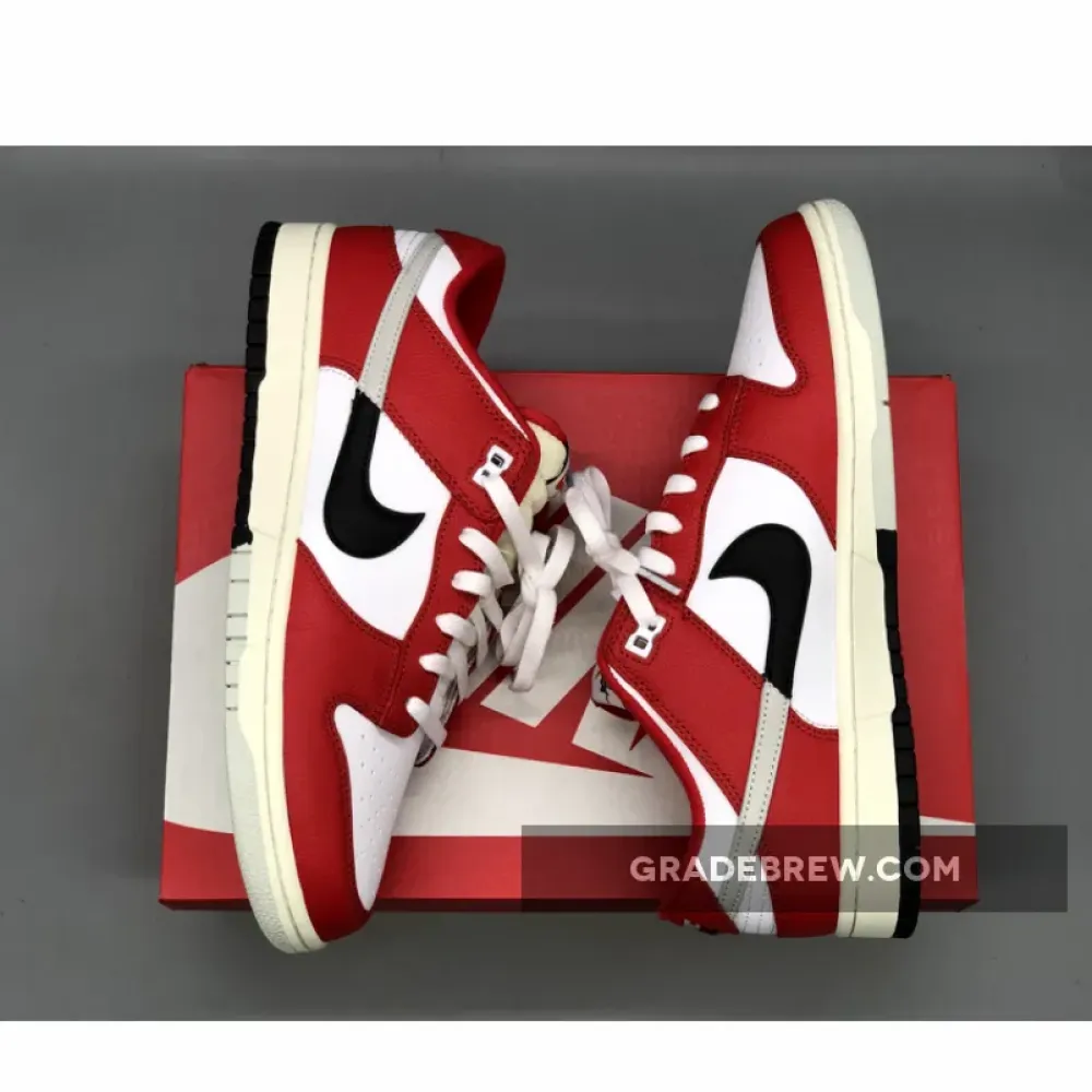 Nike Dunk Low Chicago Split University Red/Black/Light Silver DZ2536-600