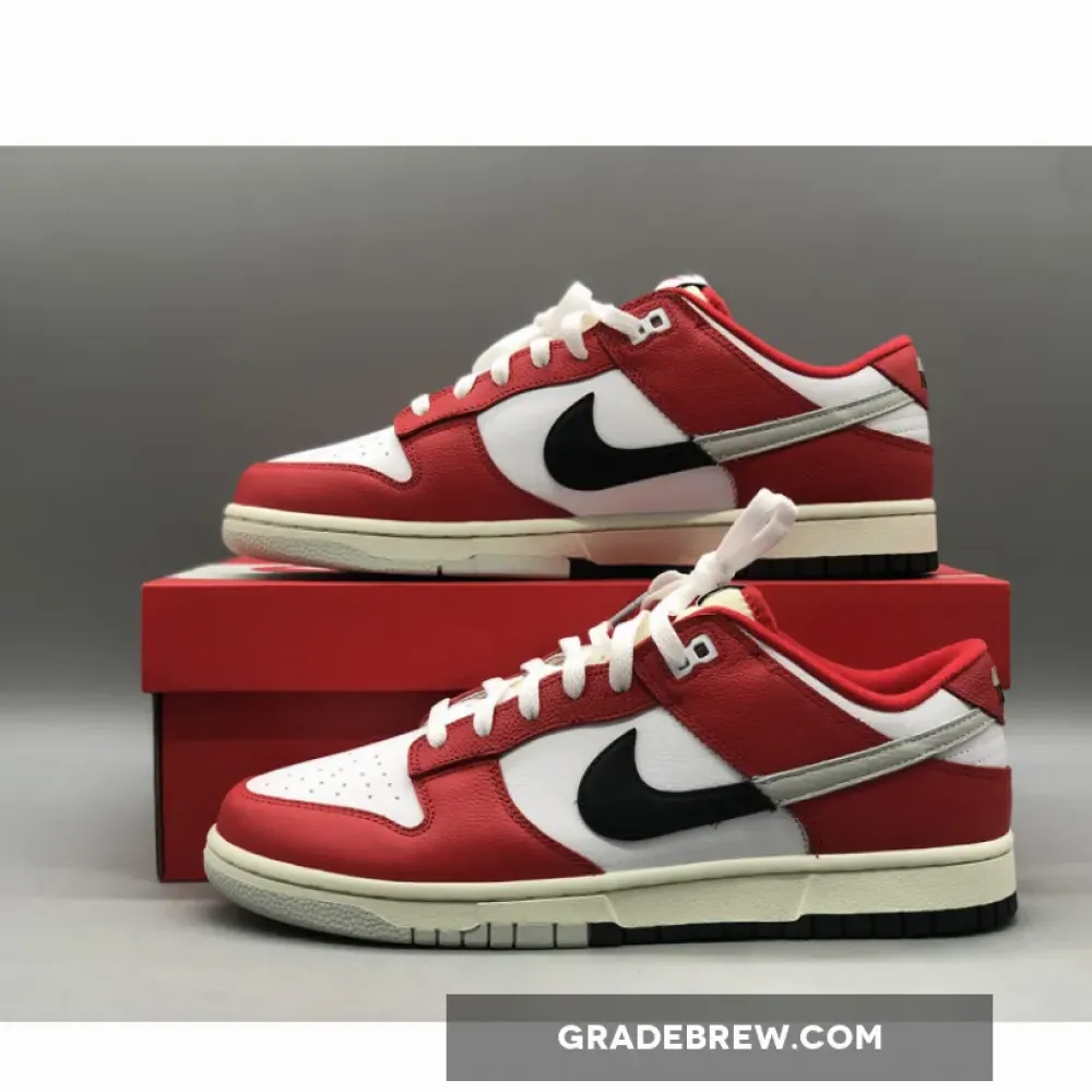 Nike Dunk Low Chicago Split University Red/Black/Light Silver DZ2536-600