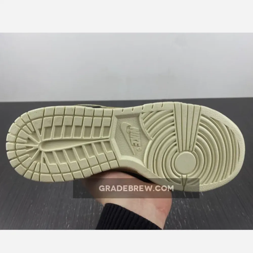 Nike Dunk Low Rainbow Trout Sequoia/Alabaster-Safety Orange FN7523-300