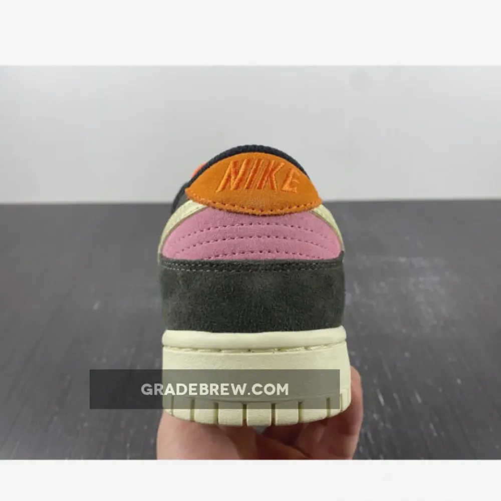 Nike Dunk Low Rainbow Trout Sequoia/Alabaster-Safety Orange FN7523-300