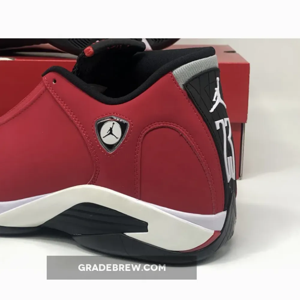 Air Jordan 14 Black/Gym Red-White-Off White 487471-006