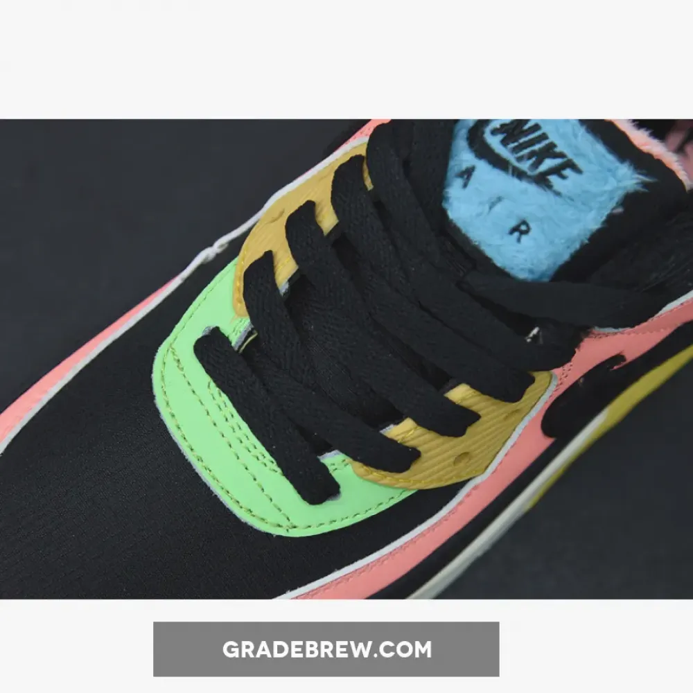 Nike Air Max 90 Multi-Color Black/Peach/Green CT1891-600