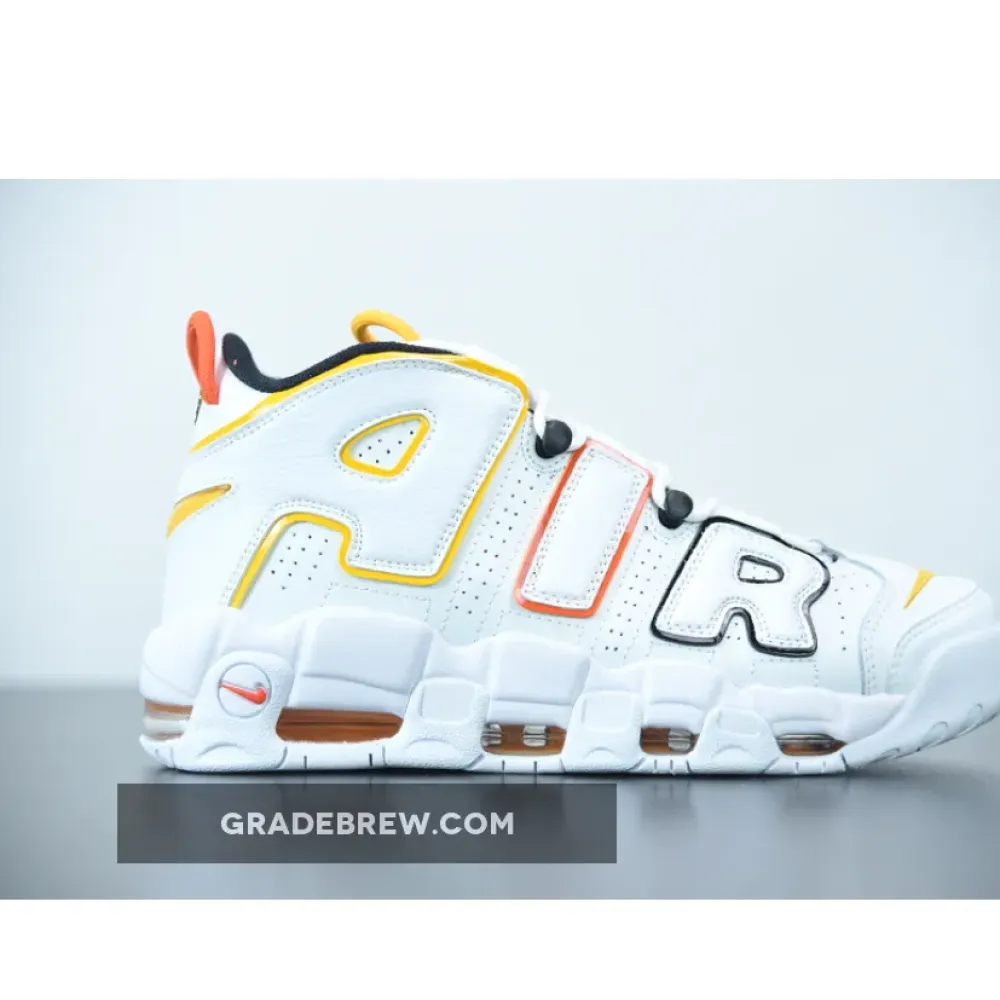 Nike Air More Uptempo Rayguns White/Orange/Yellow DD9223-100