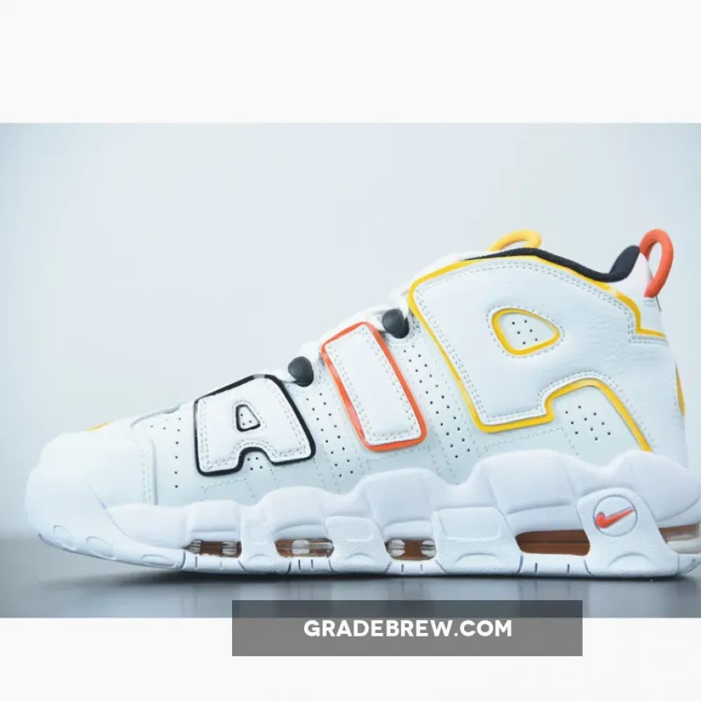 Nike Air More Uptempo Rayguns White/Orange/Yellow DD9223-100